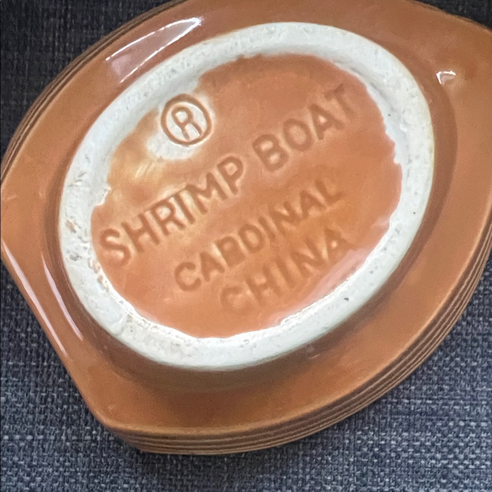 Cardinal China vintage Vibrant Leaf-Shaped Ceramic shrimp Dish Set - Picture 10 of 10